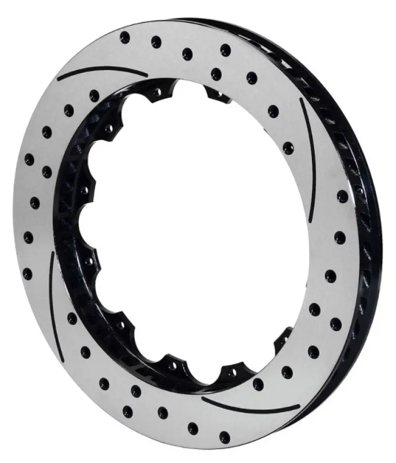 Wilwood Rotor-Sv-Srp72 Iron-Lh-Drill-Blk 14.00 X 1.25 - 12 On 8.25In 1