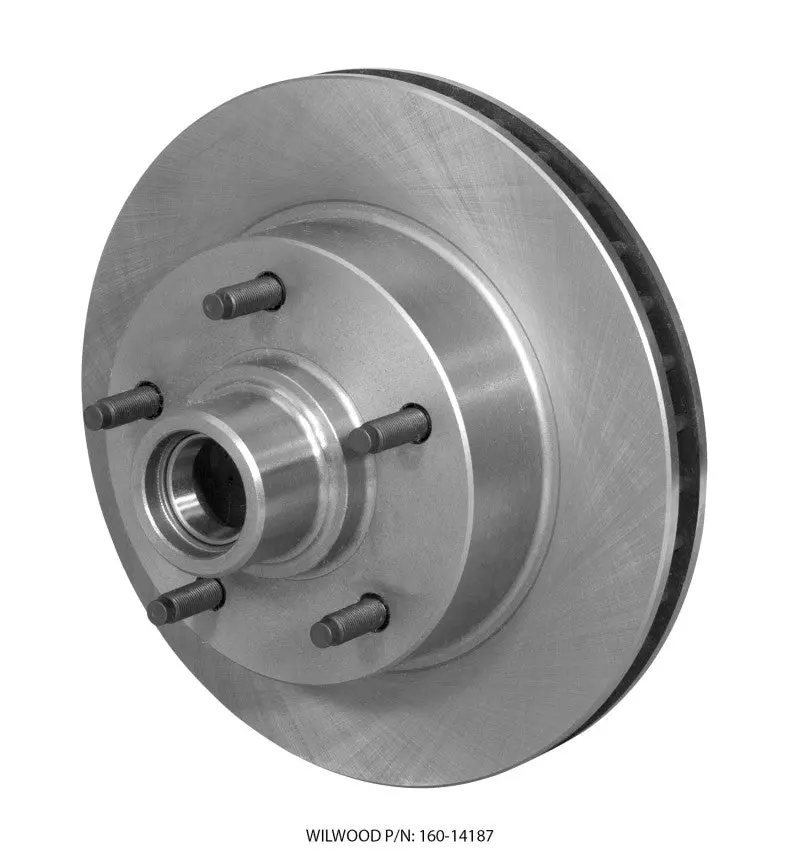Wilwood Rotor-Vented W/ Hub & Studs 11.72. X 1.19 - 5 On 5.50In Ford F100 1