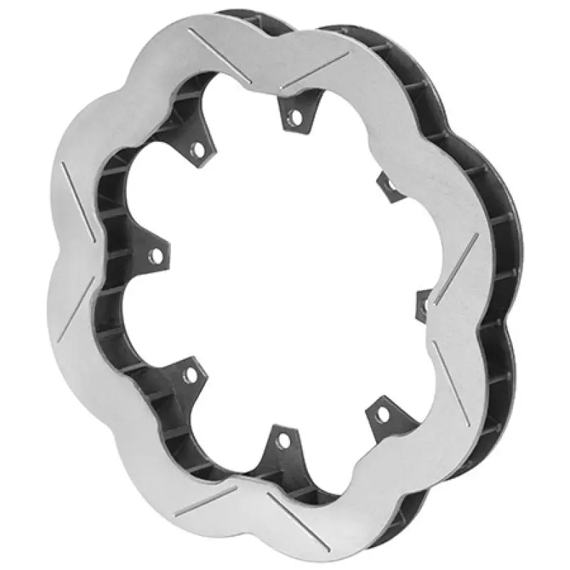 Wilwood Super Alloy Scalloped Slotted Rotor 11.75In Diameter 32 Vane Count 8X7in Rotor Bolt Circle 1