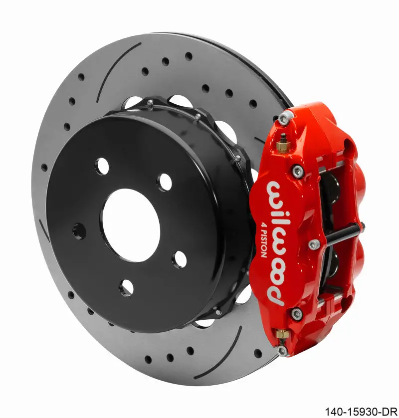 Wilwood Superlite 4R Rear Brake Kit 14.00 Red 2018-Up Jeep Jl Srp W/Lines 1