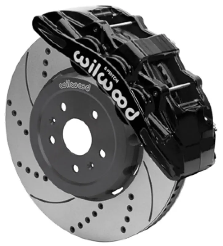 Wilwood Sx6r Big Brake Dynamic Front Brake Kit 15In Drilled & Slotted Black 2020+ Chevy C8 Corvette 1