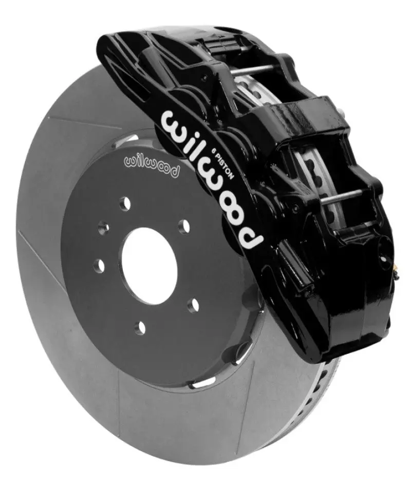 Wilwood Sx6r Front Brake Kit 15In Slotted Black W/ Lines 14+ Chevy Corvette C7 1