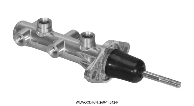 Wilwood Tandem Remote Master Cylinder - 15/16In Bore Ball Burnished 2