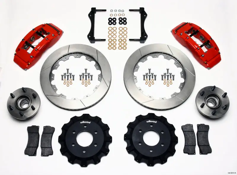 Wilwood Tc6r Front Kit 16.00In Red 2004-2008 Ford F150 1