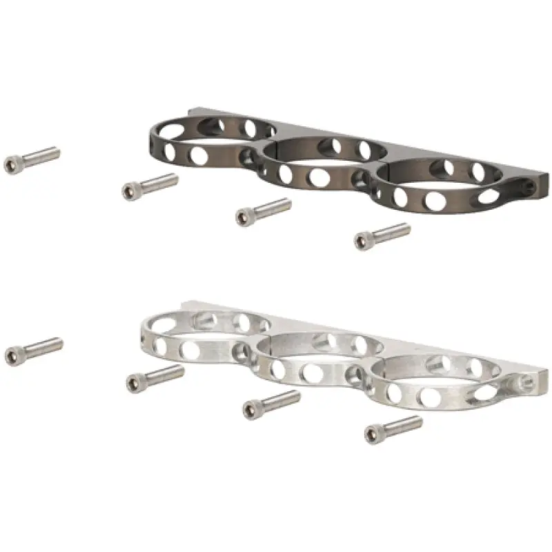 Wilwood Triple Aluminum Reservoir Lightweight Bracket W/ Mounting Screws - Billet 1