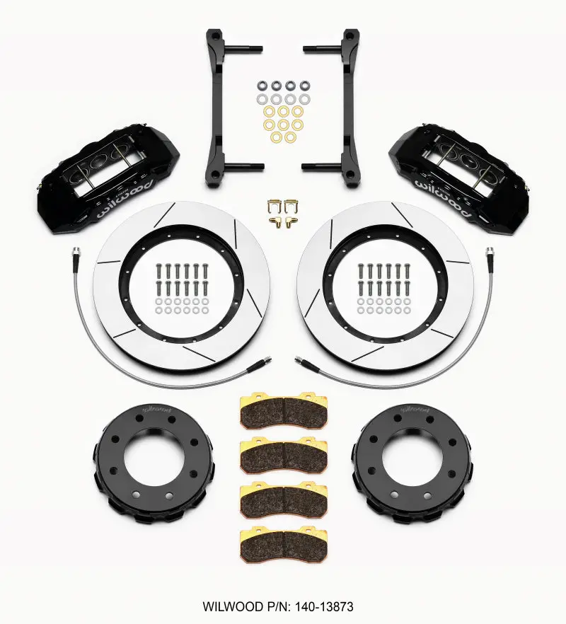 Wilwood Tx6r Front Kit 15.00In Black 2011-2015 Gm Truck/Suv 2500 1