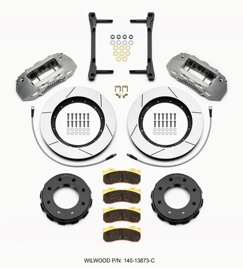 Wilwood Tx6r Front Kit 15.00In Clear Ano 2011-2015 Gm Truck/Suv 2500 1