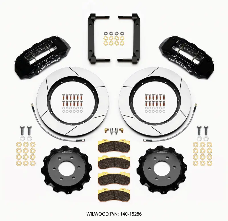 Wilwood Tx6r Front Kit 15.50In Black 2004-08 Ford F150 - 4Wd 1
