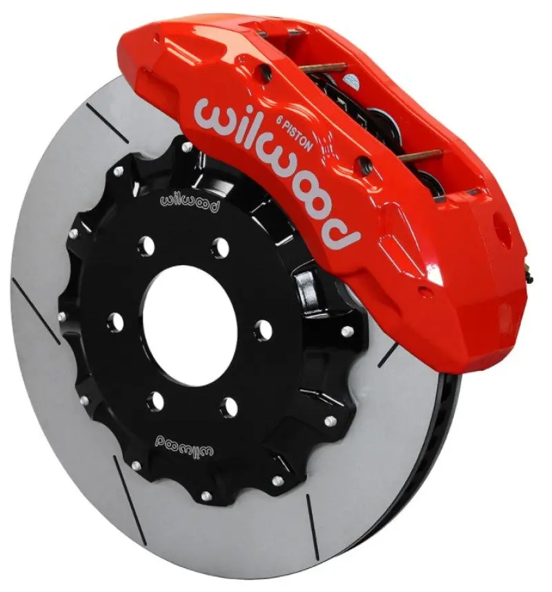 Wilwood Tx6r Front Kit 15.50In Rotor W/ Lines - Red - 10-14 Ford F150 Raptor 1