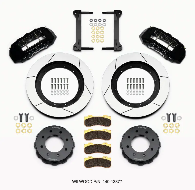 Wilwood Tx6r Front Kit 16.00In Black 1999-2010 Gm H2 Truck/Suv 2500 1