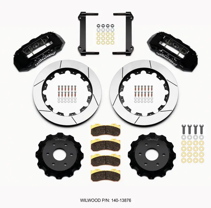 Wilwood Tx6r Front Kit 16.00In Black 1999-2014 Gm Truck/Suv 1500 1