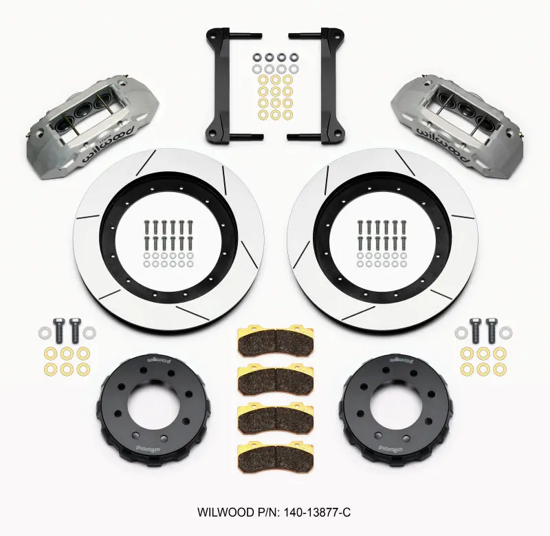 Wilwood Tx6r Front Kit 16.00In Clear Ano 1999-2010 Gm H2 Truck/Suv 2500 1