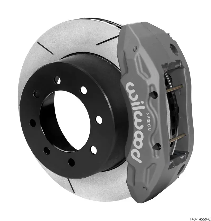 Wilwood Tx6r Rear Kit 15.50In Gray Hard Anodize W/ Lines 13-17 Ford F250/F350 4Wd 1