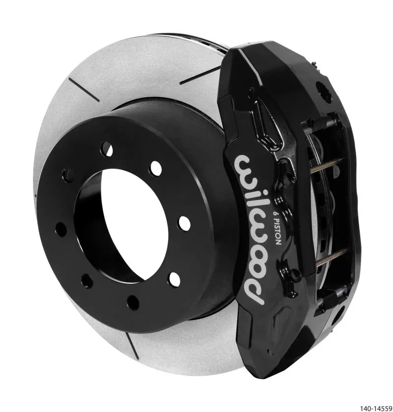 Wilwood Tx6r Rear Kit 15.50In Rotor Black W/ Lines 13-17 Ford F250/F350 4Wd 1