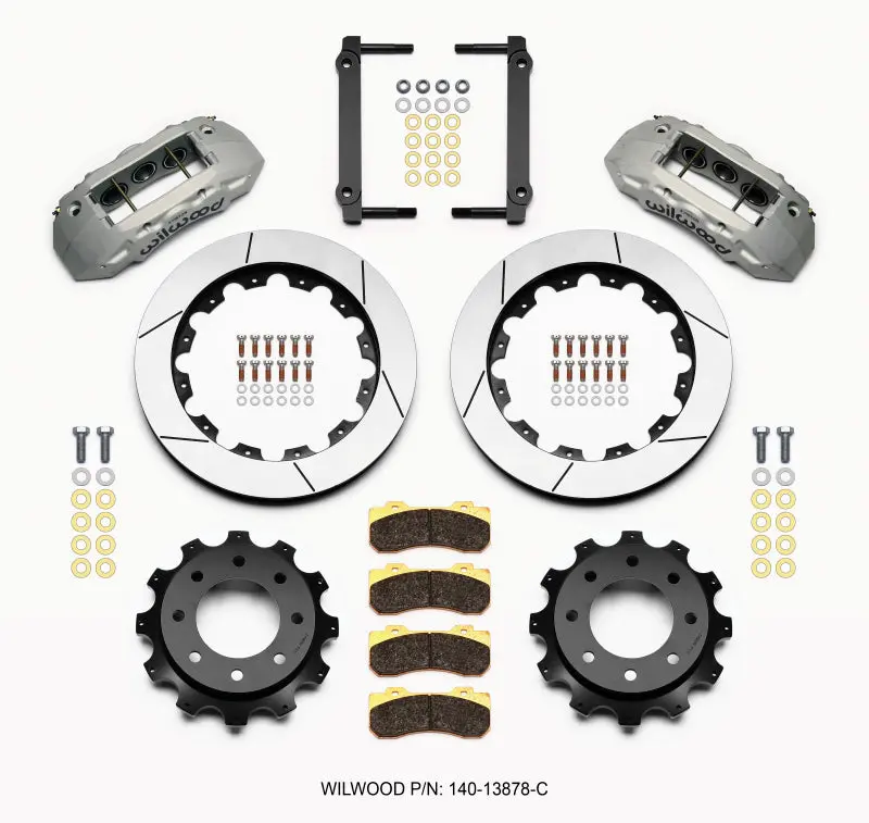 Wilwood Tx6r Rear Kit 16.00In Clear Ano 1999-2010 Gm H2 / 2500 4.63 Cntr 1