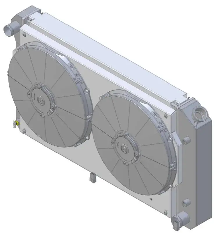 Wizard Cooling Radiator / Fans - 73-87 C10 / 73-91 Suv 1