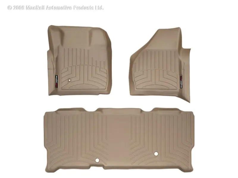 Wt Floorliner - Rear - Tan 1