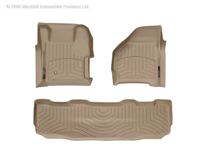 Wt Floorliner - Rear - Tan 2