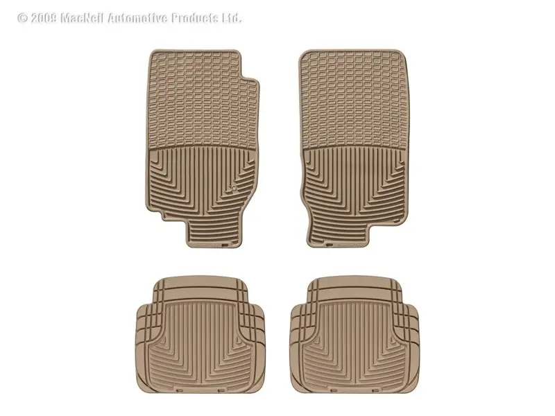 Wt Rubber Mats - Front - Tan 1