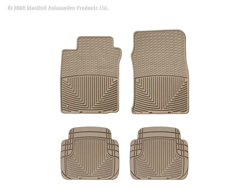 Wt Rubber Mats - Front - Tan 1