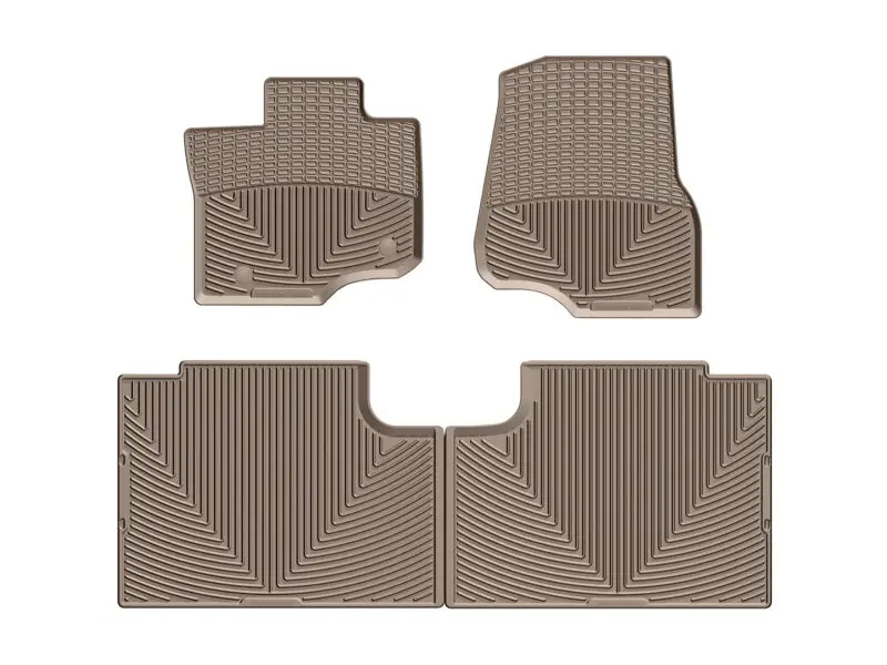 Wt Rubber Mats - Front - Tan 1