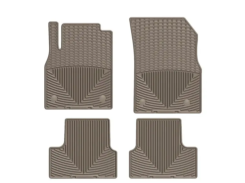 Wt Rubber Mats - Front - Tan 2