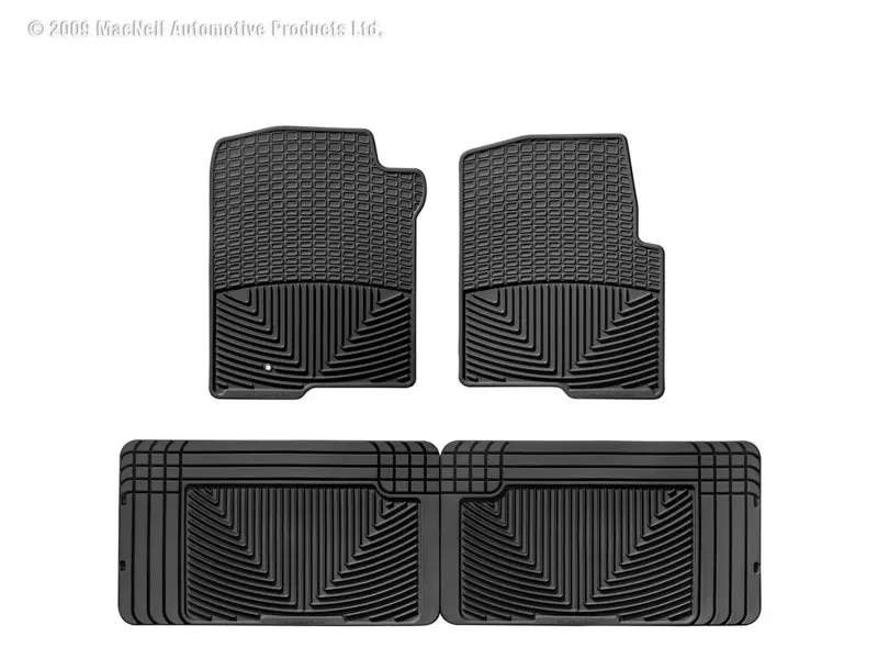 Wt Rubber Mats - Rear - Blk 1