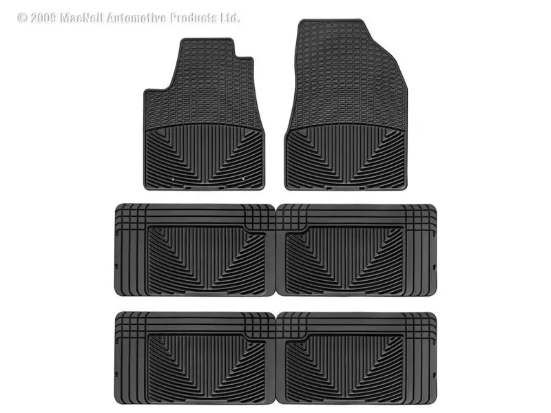Wt Rubber Mats - Rear - Blk 1