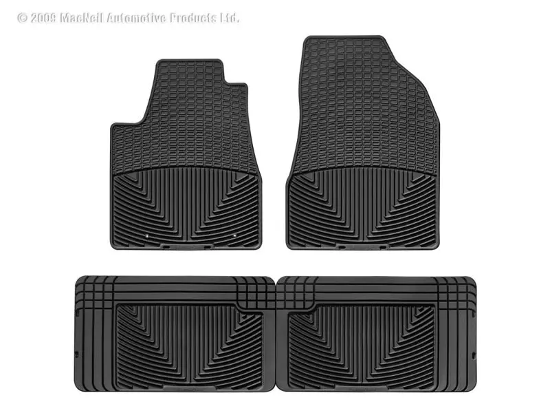 Wt Rubber Mats - Rear - Blk 1