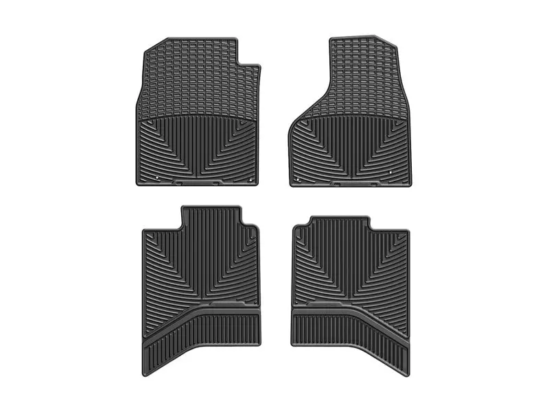 Wt Rubber Mats - Rear - Blk 1