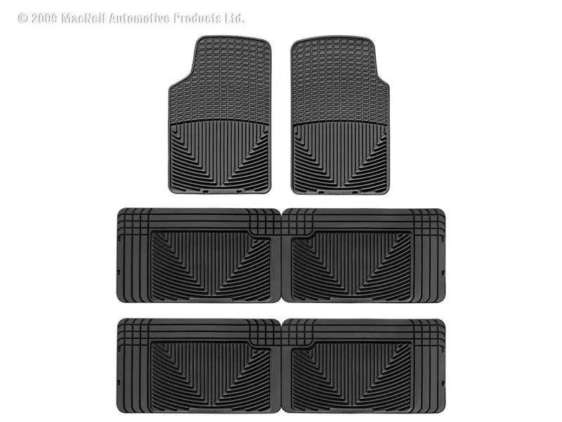 Wt Rubber Mats - Rear - Blk 1