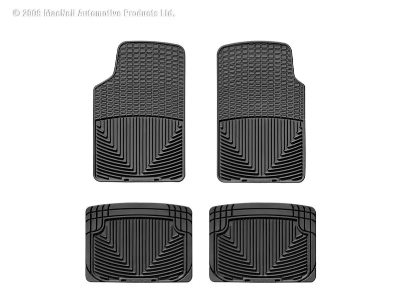 Wt Rubber Mats - Rear - Blk 1