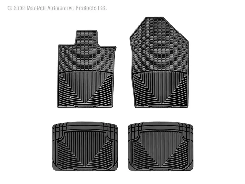 Wt Rubber Mats - Rear - Blk 2