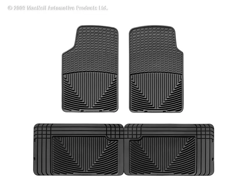 Wt Rubber Mats - Rear - Blk 2