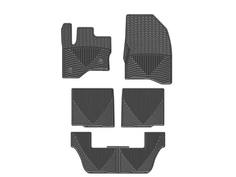Wt Rubber Mats - Rear - Blk 2