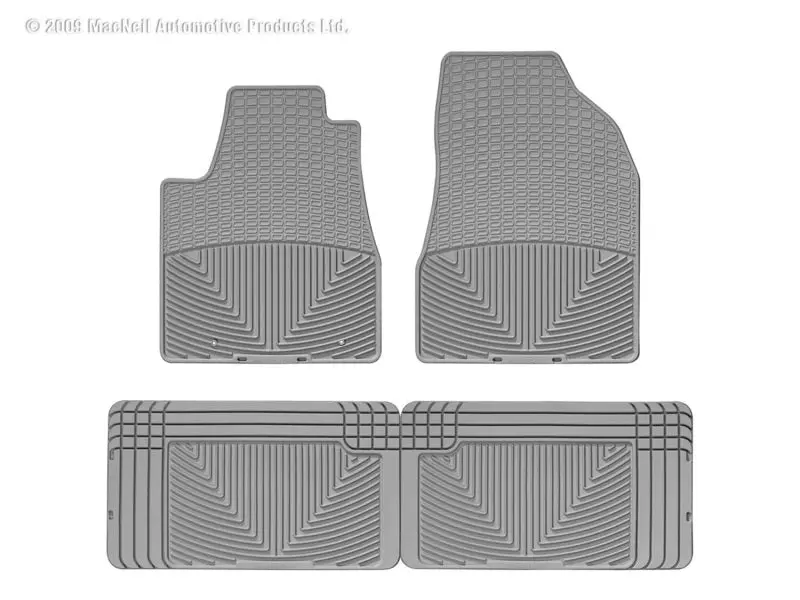 Wt Rubber Mats - Rear - Grey 1
