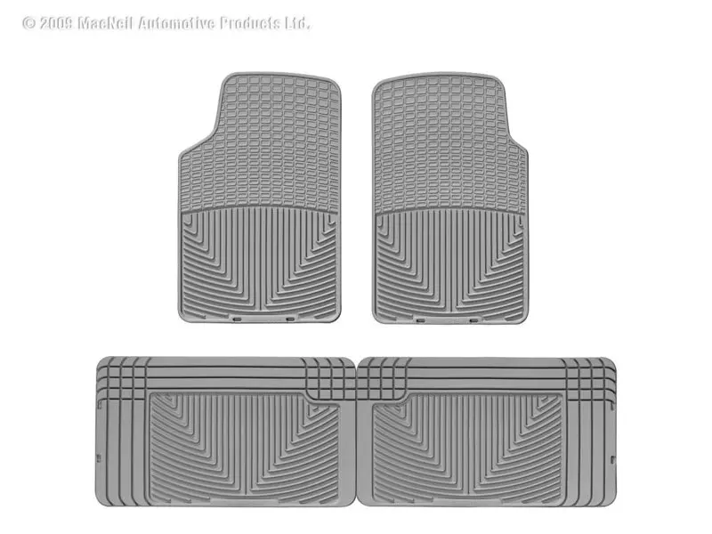 Wt Rubber Mats - Rear - Grey 1