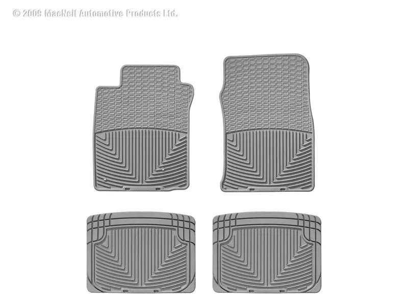 Wt Rubber Mats - Rear - Grey 1