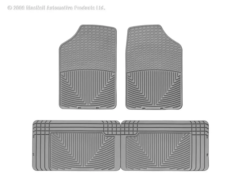 Wt Rubber Mats - Rear - Grey 1