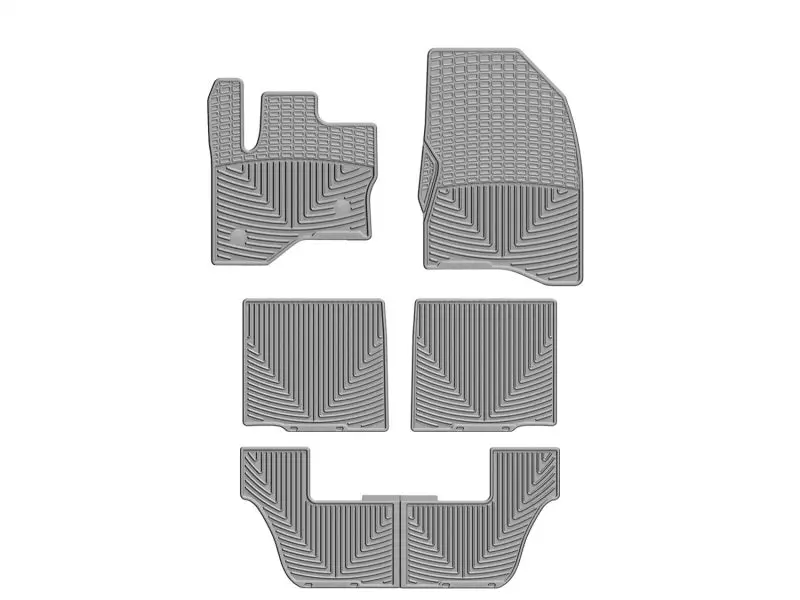 Wt Rubber Mats - Rear - Grey 1