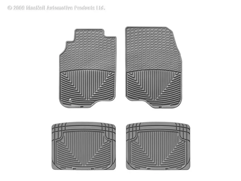 Wt Rubber Mats - Rear - Grey 1