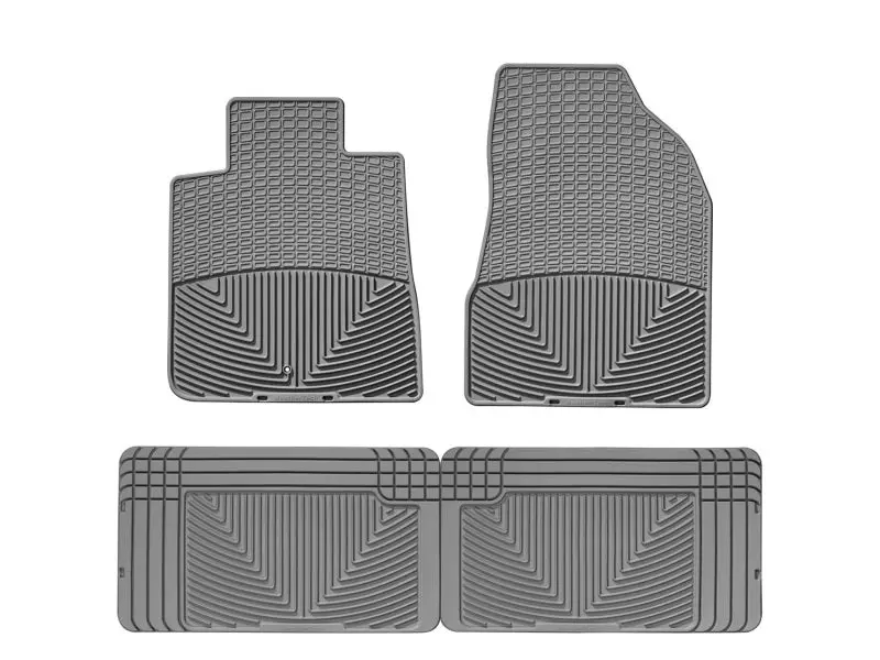 Wt Rubber Mats - Rear - Grey 1