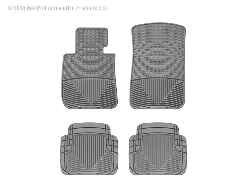 Wt Rubber Mats - Rear - Grey 1
