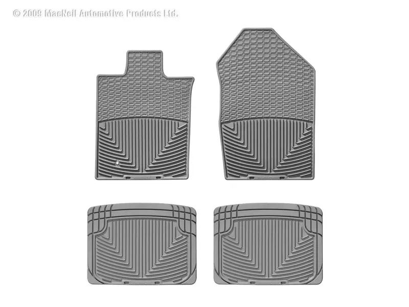 Wt Rubber Mats - Rear - Grey 2