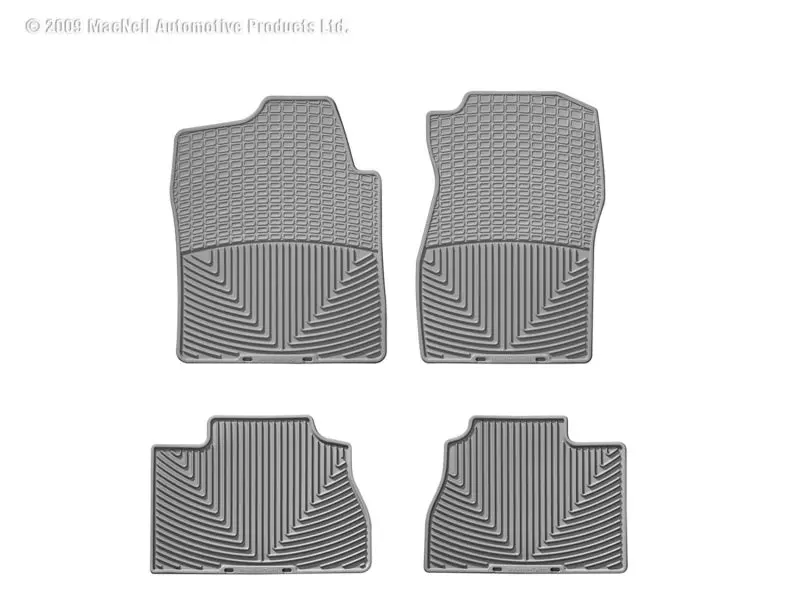 Wt Rubber Mats - Rear - Grey 2