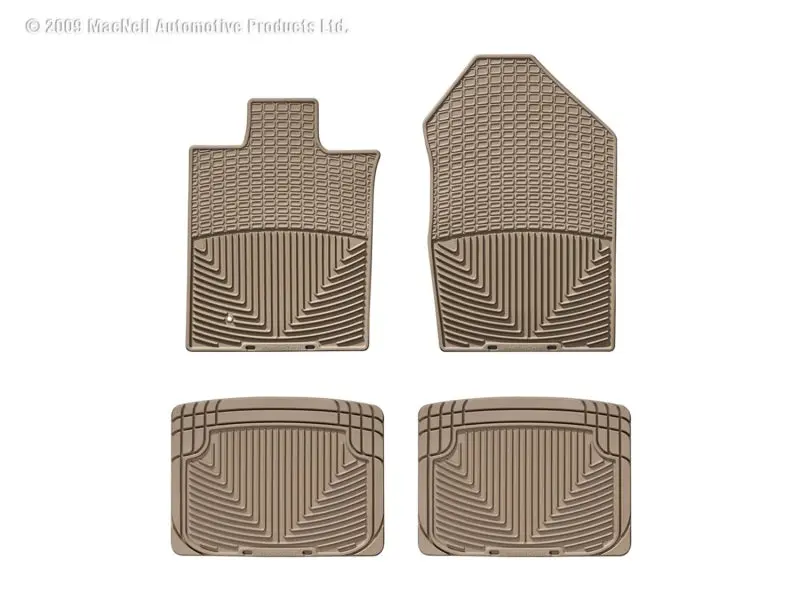 Wt Rubber Mats - Rear - Tan 1