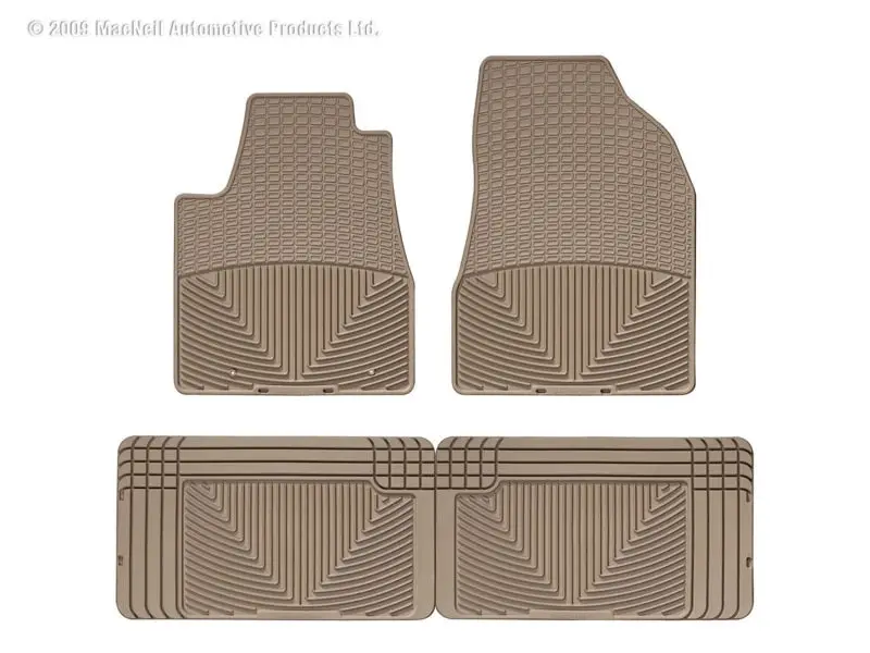 Wt Rubber Mats - Rear - Tan 1