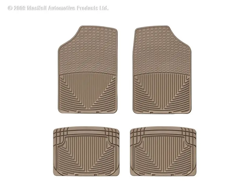 Wt Rubber Mats - Rear - Tan 1