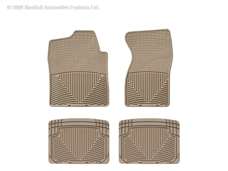 Wt Rubber Mats - Rear - Tan 1