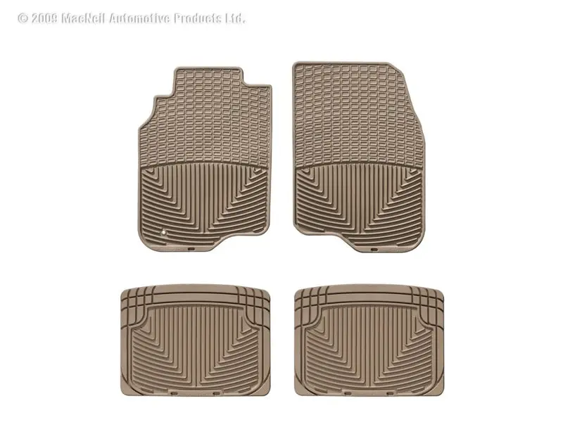 Wt Rubber Mats - Rear - Tan 1